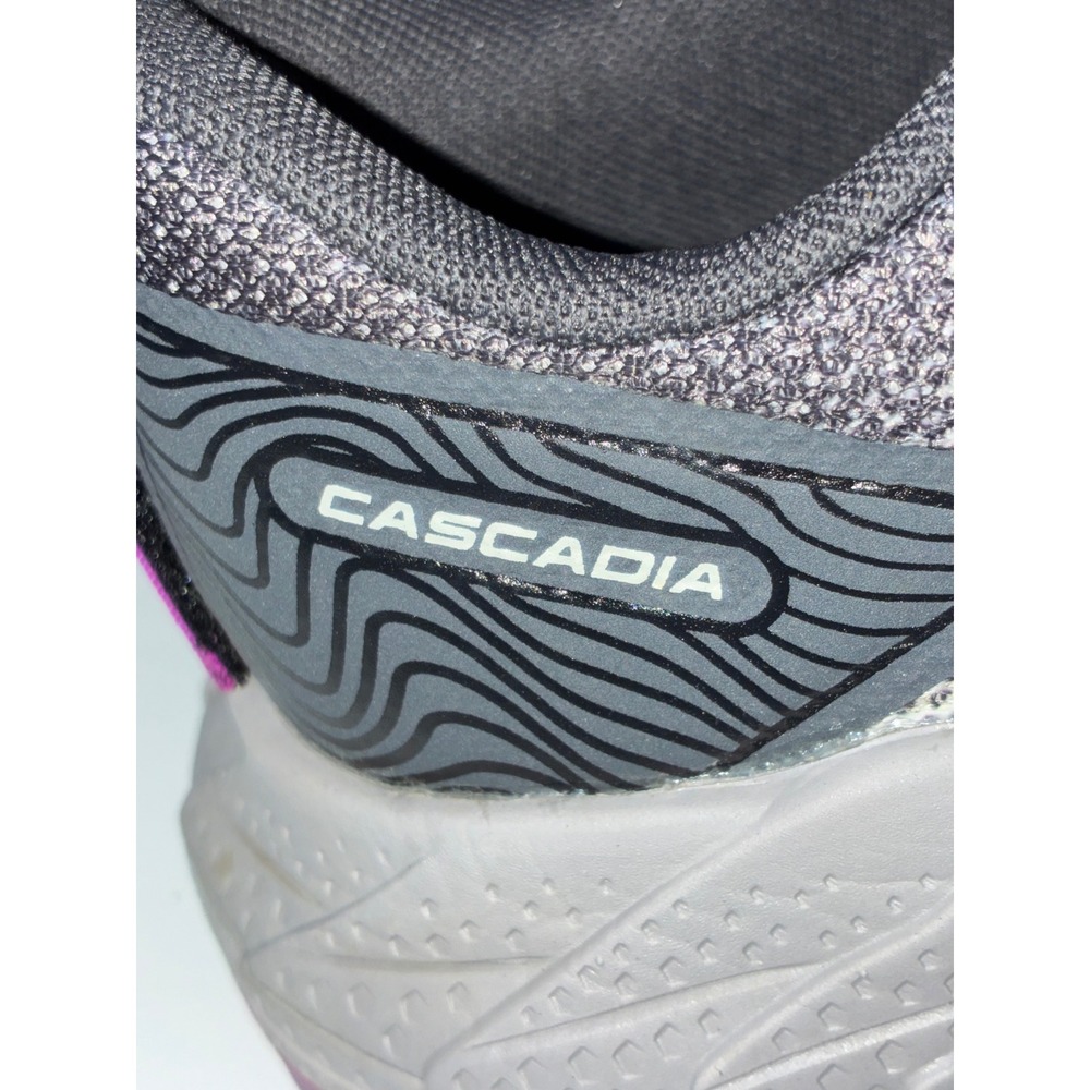 Brooks Cascadia 17 Womens Trail Running Shoes Grey Pink 1203921B028 - Picture 11 of 13
